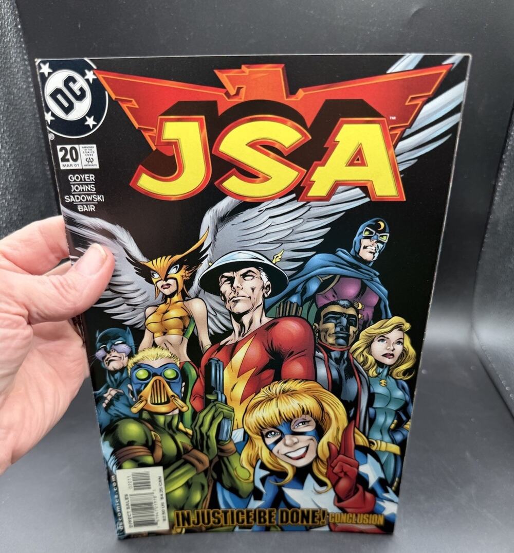 JSA #20 2001 DC Comics 8.0 Comic Book R31-129 Mint! Bagged & Board Unread -C